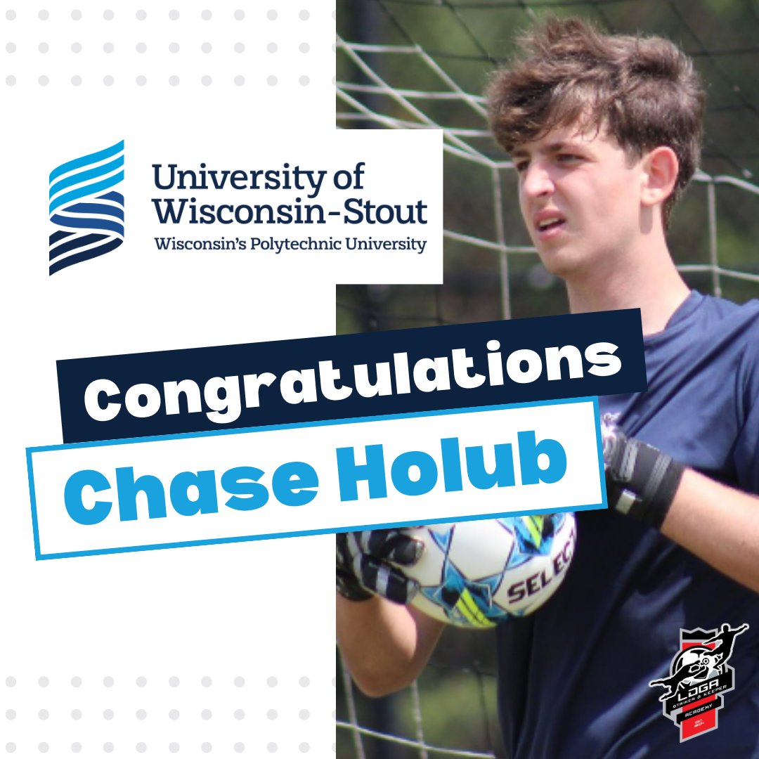 LastDefenseGK's tweet photo. ⚽🚨LDGA Goalkeeper News! Chase Holub signed with University of Wisconsin Wisconsin-Stout. Congratulations Chase and good luck to you! https://t.co/9NlPSgnnrz
