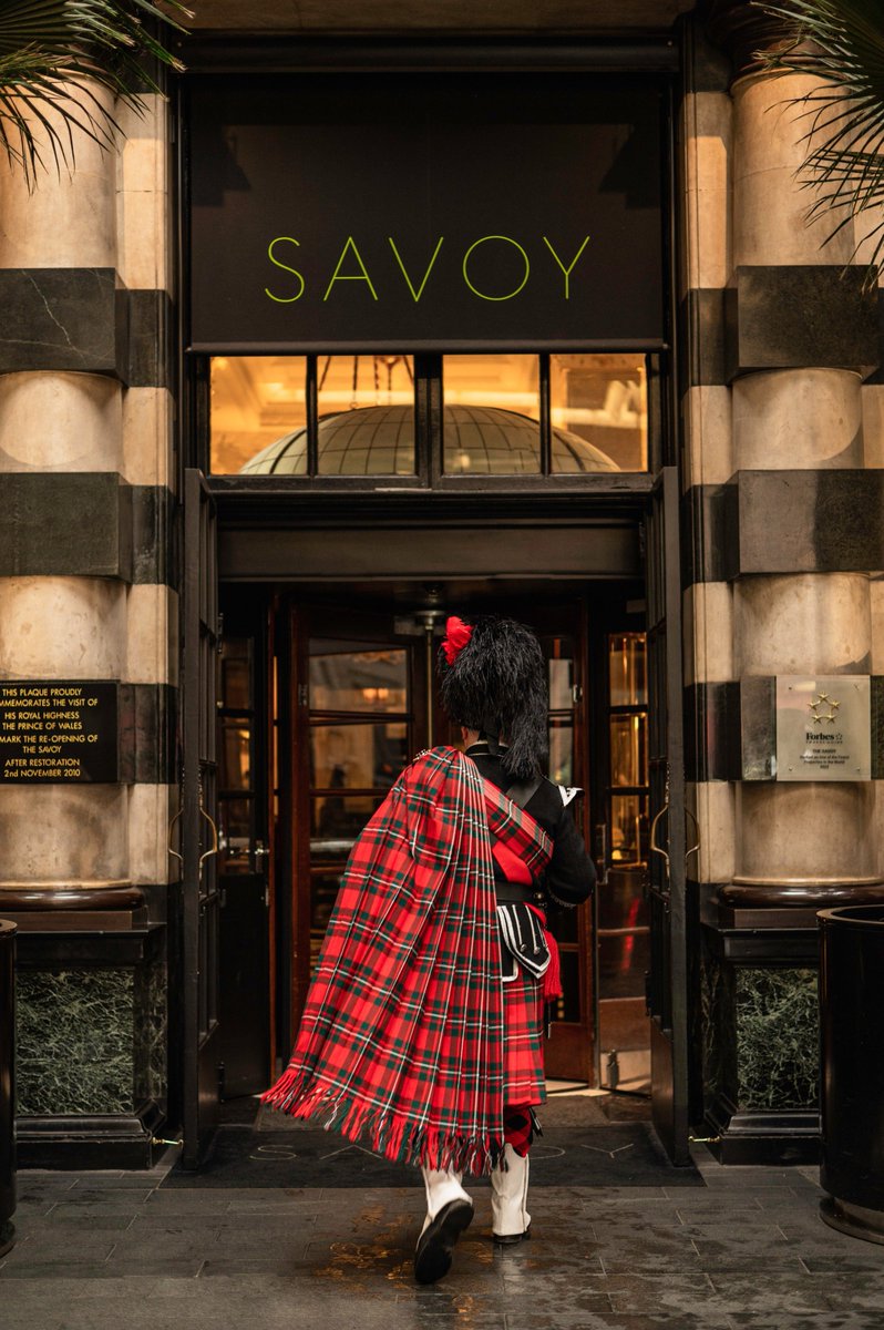 Wishing our Scottish friends a joyous Burns Night ✨️⁠ ⁠ May your haggis be hearty and your spirits lifted high 🥃⁠ ⁠ #burnsnight #scotland #thesavoy #scottish #celebration