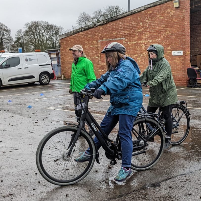 OutspokenTrain's tweet photo. Cycling brightens up the day! We have had another busy week upskilling teachers to support their children with learning to cycle. #GetCycling #CycleTraining #Cycling @BikeabilityUK https://t.co/CkuEaH8IPE