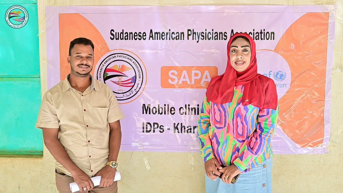 SAPA-Sudanese American Physicians Association (@sapa_org) on Twitter photo π Our SAPA Mobile Clinic in war-torn Khartoum State has reached a new milestone, serving 500 patients weekly! Thanks to <a href="/UNICEFSudan/">UNICEF Sudan - Ψ§ΩΩΩΩΩΨ³Ω ΩΩ Ψ§ΩΨ³ΩΨ―Ψ§Ω</a>, we're providing vital nutrition, immunization, and health services to those in need. Here's a glimpse of our team in action. #KeepEyesOnSudan π Our SAPA Mobile Clinic in war-torn Khartoum State has reached a new milestone, serving 500 patients weekly! Thanks to <a href="/UNICEFSudan/">UNICEF Sudan - Ψ§ΩΩΩΩΩΨ³Ω ΩΩ Ψ§ΩΨ³ΩΨ―Ψ§Ω</a>, we're providing vital nutrition, immunization, and health services to those in need. Here's a glimpse of our team in action. #KeepEyesOnSudan