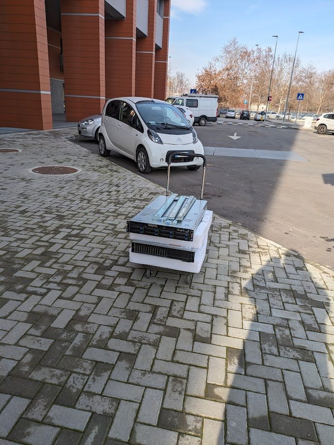 Giorgilab servers on the move