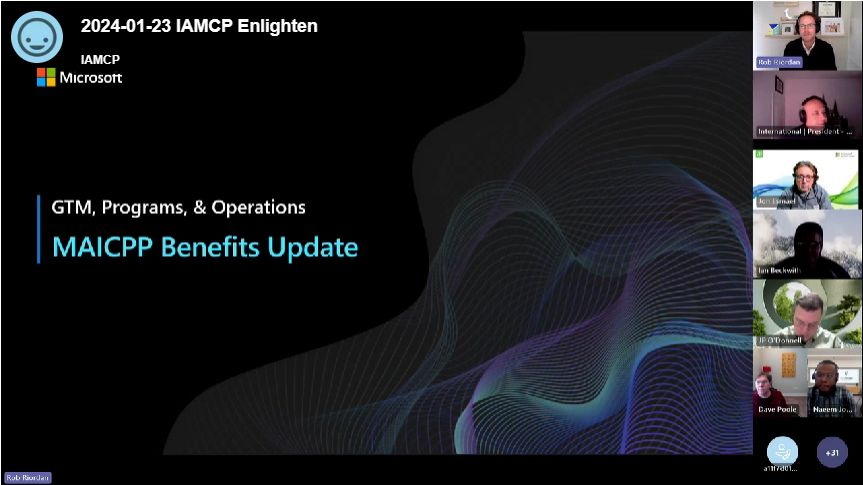 IAMCP_Col's tweet image. ¿Te perdiste nuestro webinar: Microsoft AI Cloud Partner Program - New Benefits Packages and Program Updates?

¡No te preocupes! Por ser #socioIAMCP activo tienes acceso a partir de ahora a la grabación y a la PPT de esta importante sesión. 

Ingresa a: bit.ly/476hYqO