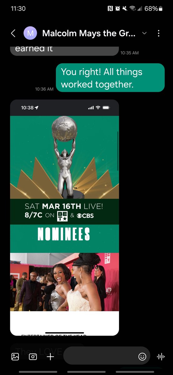 Ima let the Lord finish but let's stop for a praise break bc God x the Ancestors showing out! Just got nominated for a <a href="/naacpimageaward/">NAACP Image Awards®</a> for my role as Wanda in <a href="/SnowfallFX/">Snowfall</a> on <a href="/FXNetworks/">FX Networks</a> 🤯thank you to every soul who watched, helped create, share, socialized, prayed, all that!