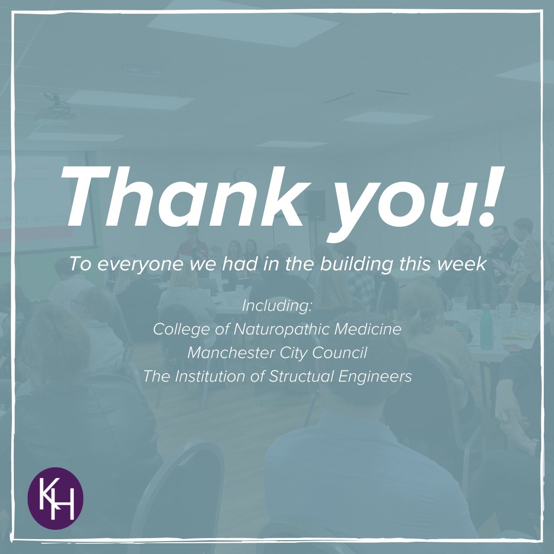 Thank you to everyone we had in the building this week! Want to book? Why not send us an email at enquiries@kingshouse.co.uk to find out more.😀