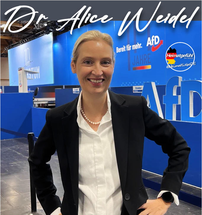 HeimatliebeDE's tweet photo. Der Versuch einer Diffamierungskampagne gegen unsere zukünftige Kanzlerin Dr. Alice Weidel, ist gescheitert. 🇩🇪 https://t.co/Vn9zCvOPle