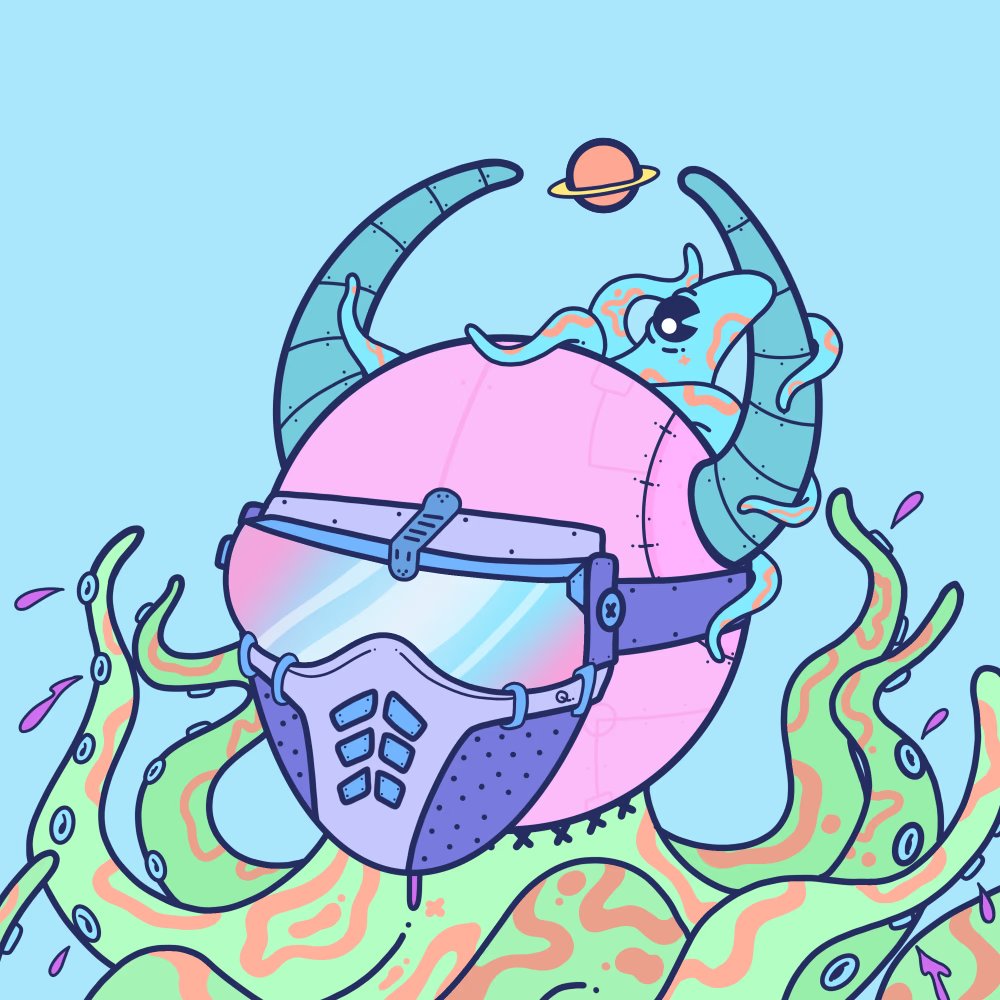 This beatiful <a href="/quirkiesnft/">Quirkies</a> cephalopod king has the unfortunate luck of being above 5000 in the Quirkling collection. 

Will they get burned in exchange for an #INX? 

What are some other gems with owners who will have to make that tough decision soon?