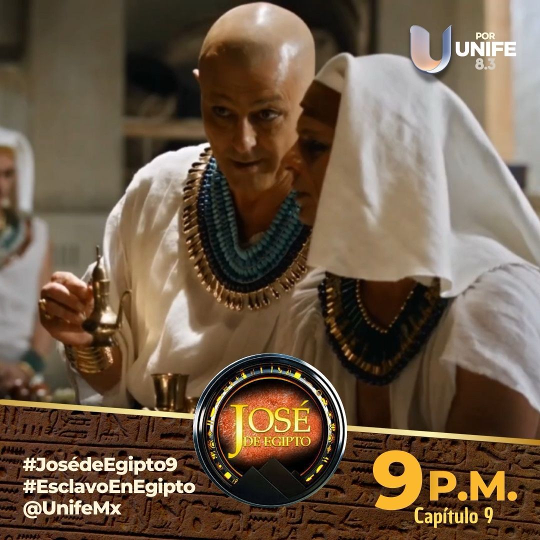 GonzoJesusLopez's tweet photo. 👀😯 🎭 ¿Listos para más drama y suspenso? ¡Acompáñenos en esta fascinante historia a las 9 p.m.! #JosédeEgipto9 #EsclavoEnEgipto https://t.co/UxQXtNwxoU
