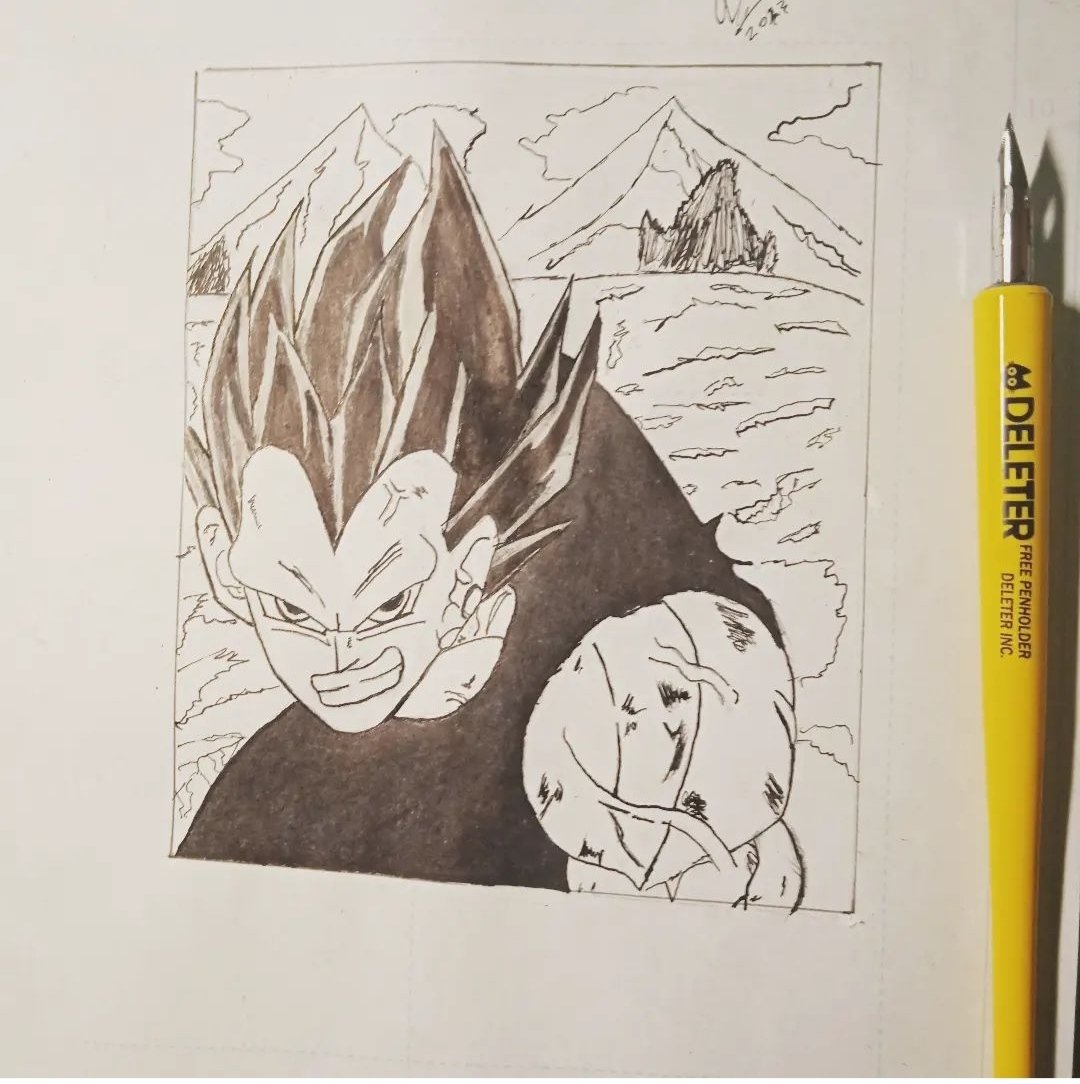 cloud700V's tweet photo. #dragonball #dragonballsuper
#akiratoriyama
#toyotaro #toyble
#art #manga #illustration #warmup #fan #goku
#fanart #love #anime #pratice #pencil #sketch #drawing #draw https://t.co/68yVhhDc0l