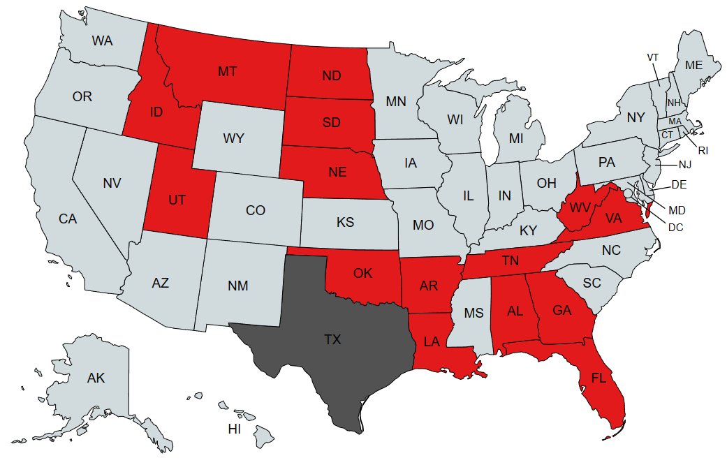 Governors from 15 states have now announced support for Texas in its border dispute with the federal government, with some sending National Guard units.