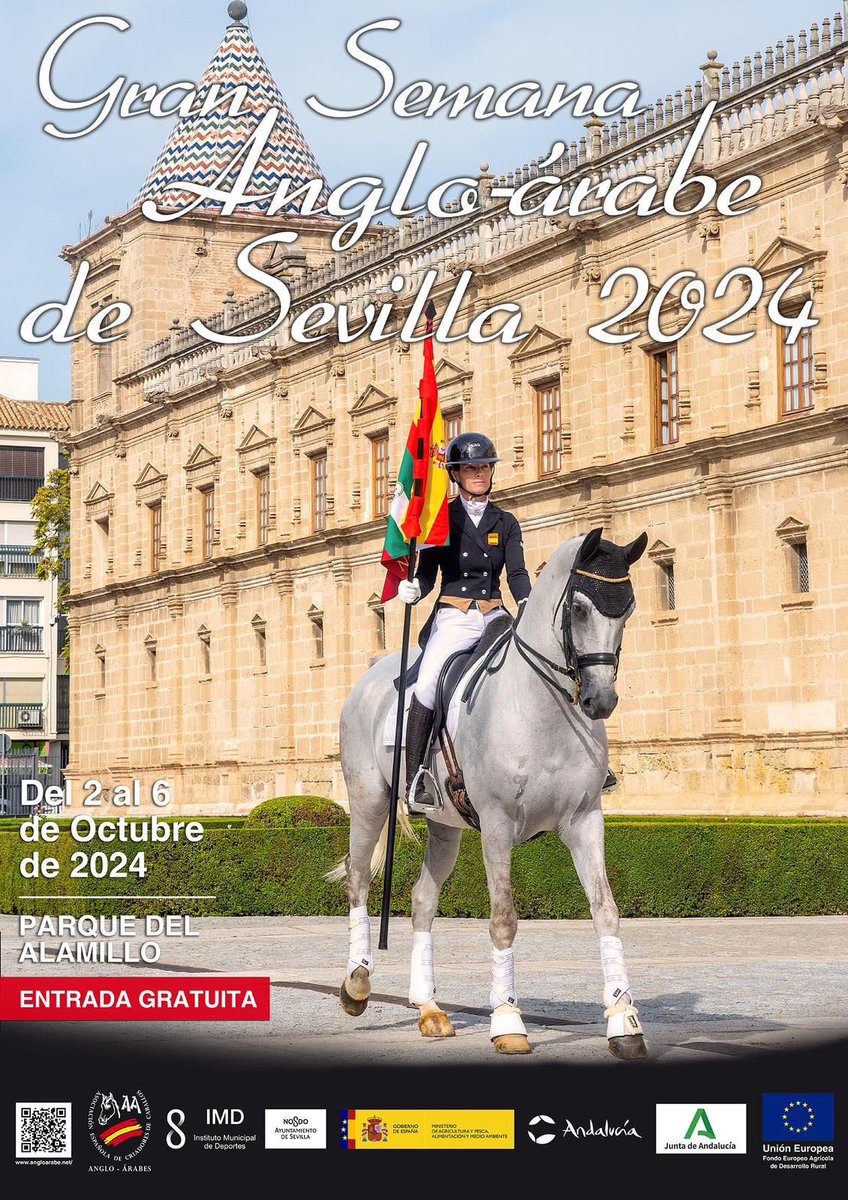 aeccaa's tweet image. 📍 Gran Semana Anglo-árabe de Sevilla 2024, que se celebrará del 2 al 6 de octubre en el @ParqueAlamillo. 

#GranSemanaAngloarabe