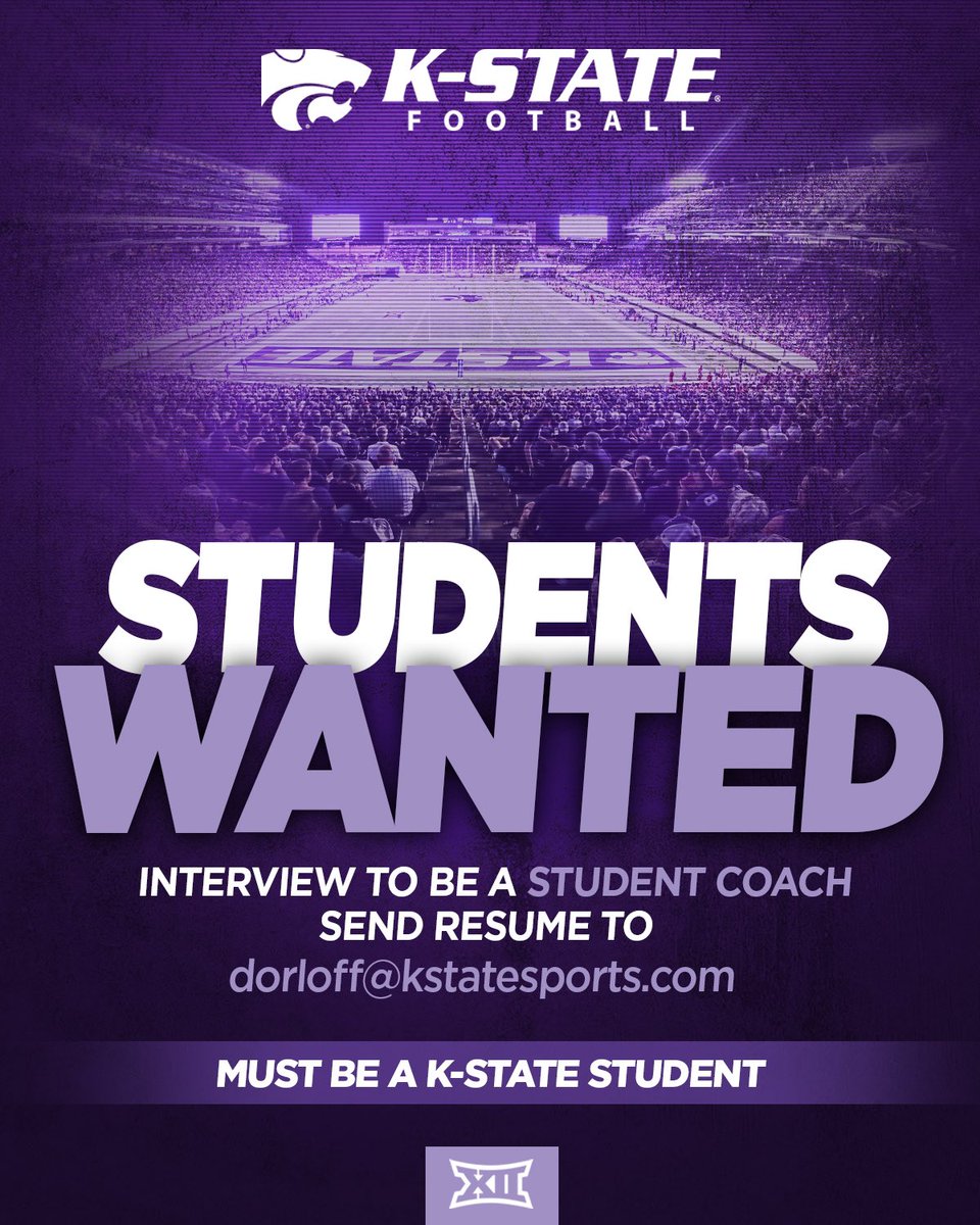 Looking for student coaches for the 2024 season