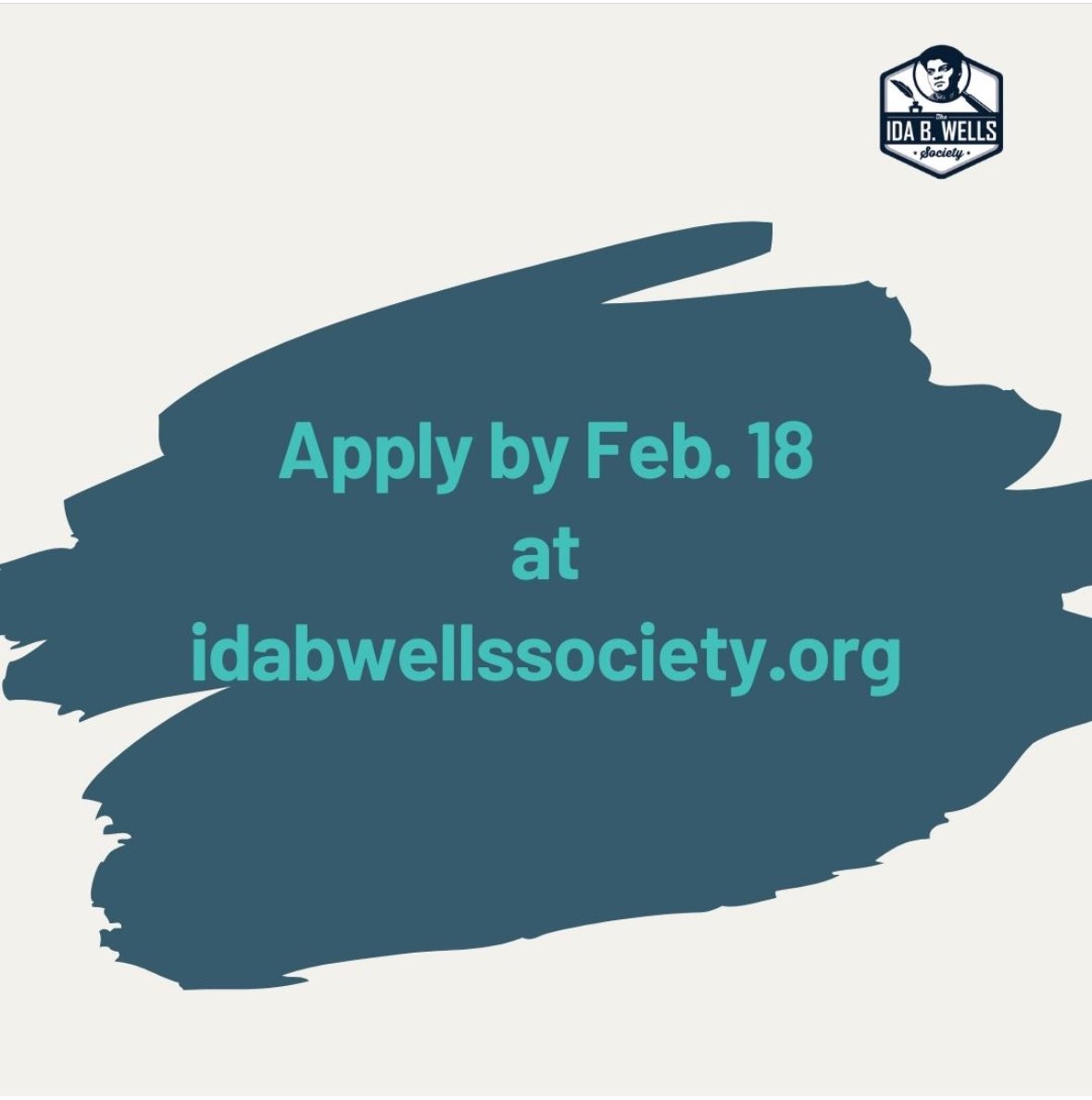 I’m excited to announce the @IBWellsSociety investigative internship program is returning this summer! Journalism students interested in spending the summer on the investigative desks of some of the nation’s top newsrooms apply by Feb. 18! HBCU students especially encouraged.