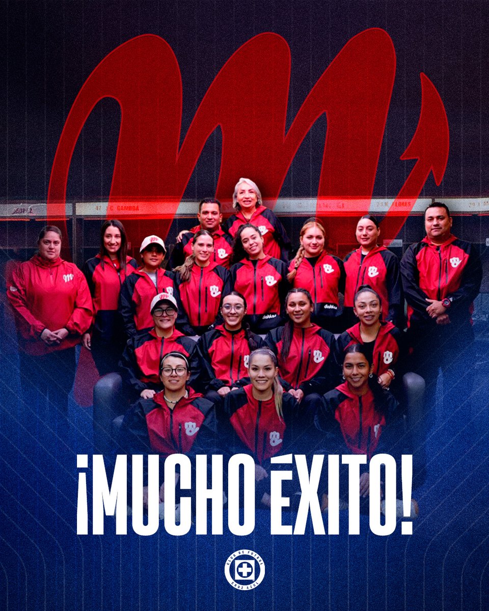AzulFemenil's tweet photo. Queremos desearle mucho éxito a @DiablosFem en esta nueva temporada. ¡Con todo! 💪🏻 https://t.co/gjd7lgwWyE