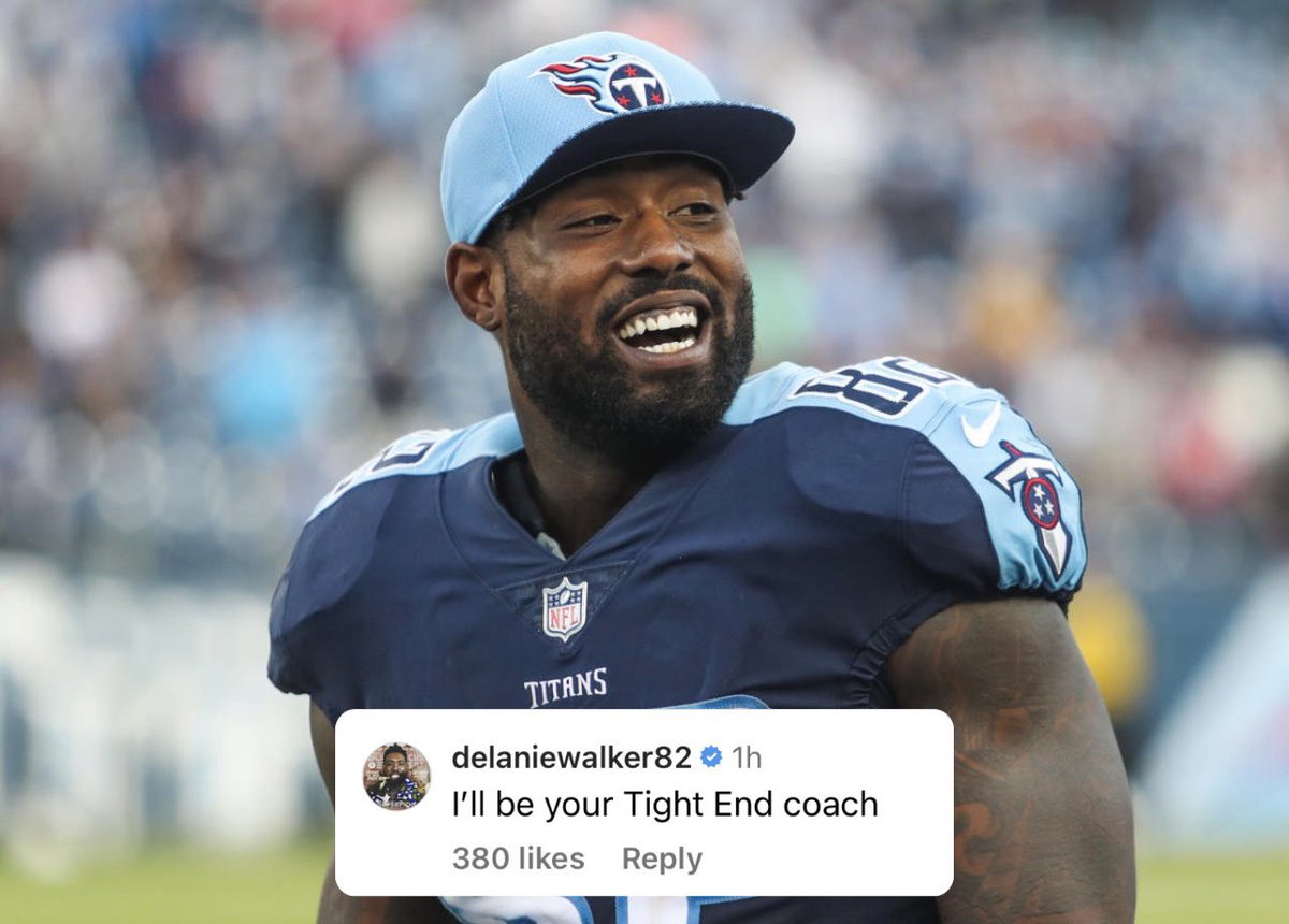 BussinWTB's tweet photo. New Tennessee Titans Tight Ends coach?👀 https://t.co/M4JEh4BCSz