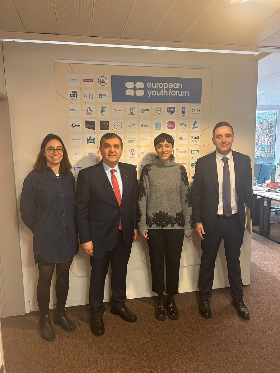 Exchange of views w/🇪🇺<a href="/Youth_Forum/">European Youth Forum</a> on the importance and participation of youth, role of 🇹🇷 youth in our 🇪🇺 membership process &amp; #EuropeanYouthCapital title. It is high time  that one of young 🇹🇷 cities won the title of #2027 European Youth Capital. <a href="/ulusalajans/">Türkiye Ulusal Ajansı 🇹🇷 Turkish NA</a> <a href="/gencliksporbak/">Gençlik ve Spor Bakanlığı 🇹🇷</a>