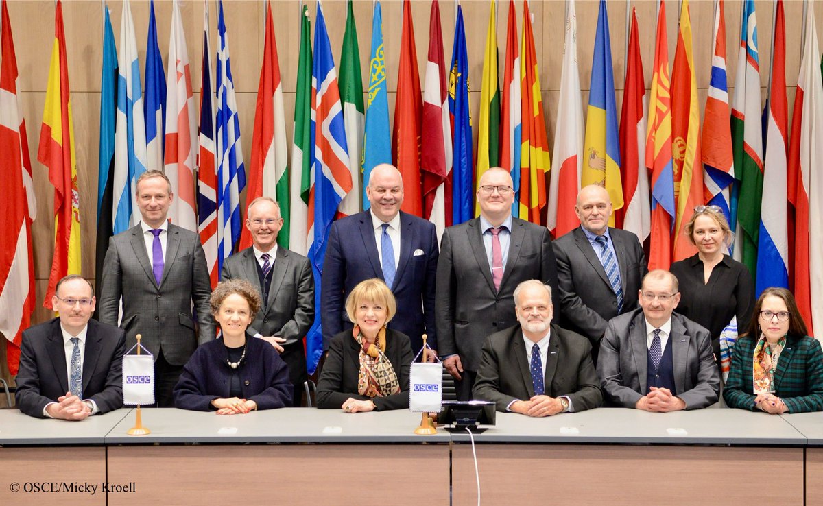 The first PC of the year is also a good opportunity to meet with Heads of  <a href="/OSCE/">OSCE</a> Missions in Vienna.

Grateful for the excellent exchange. The work of you and your teams is an important added value of the OSCE 🙏

Looking forward to continuing our close cooperation in 2024!