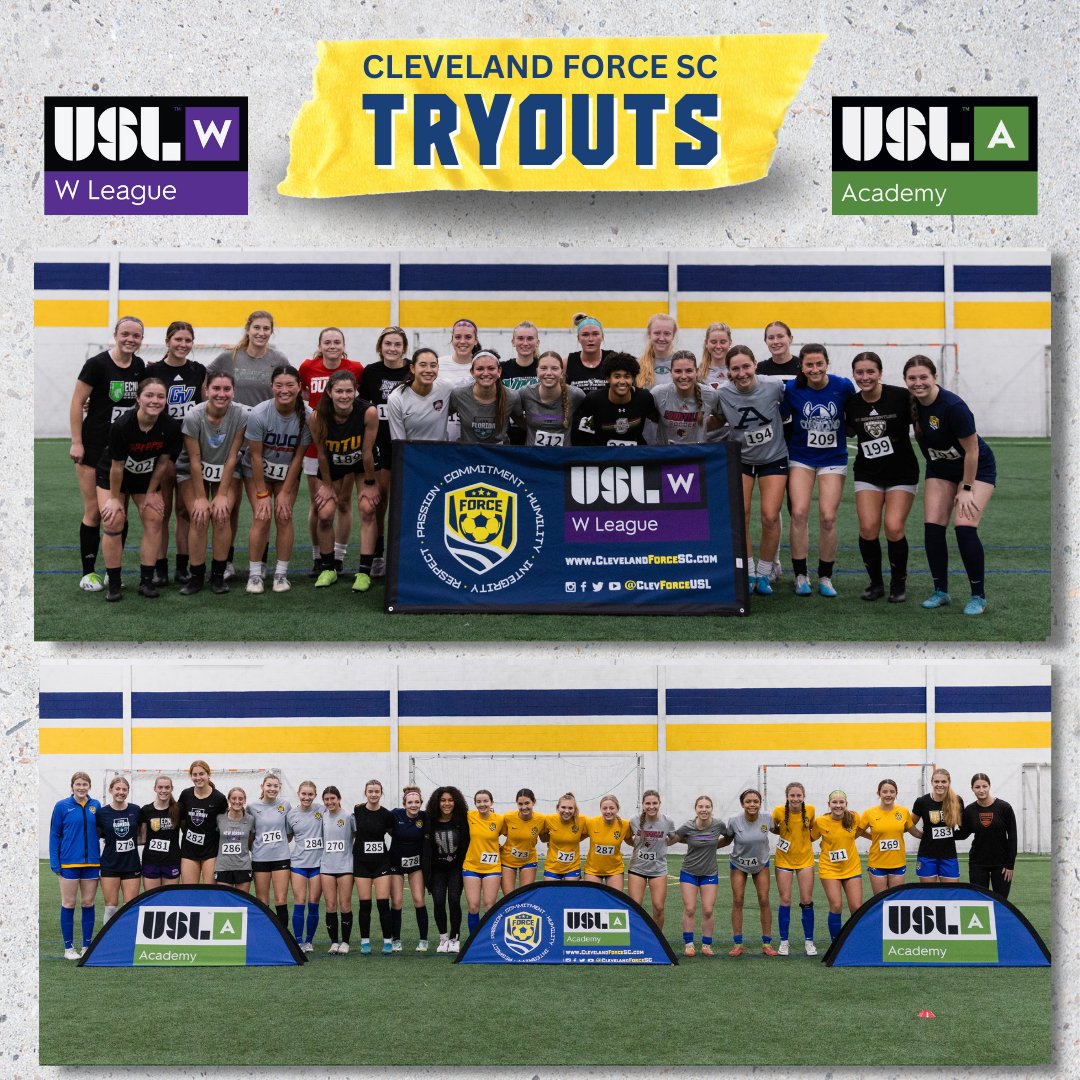 Coming together to represent Northeast Ohio and The Land! <a href="/USLWLeague/">USL W League</a> <a href="/USL_Academy/">USL Academy</a> 

#chirp #clevforceusl #ForTheW #BringYourAGame
