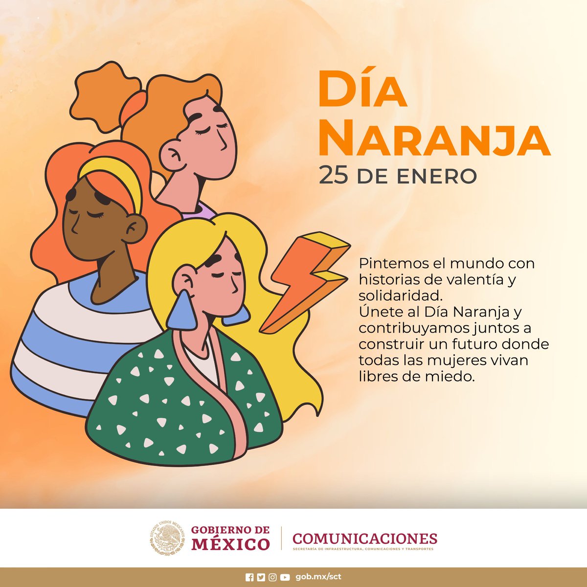 SICTGuerrero's tweet photo. Gracias por unirte al #DíaNaranja y ser parte de la transformación.
¡Juntos construimos un mundo más fuerte y seguro! 🧡✨ https://t.co/wkHbZmA5ly