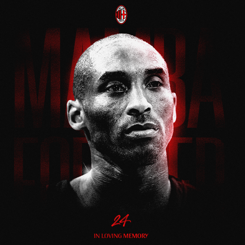 acmilan's tweet photo. Kobe forever ♾️ 

#SempreMilan