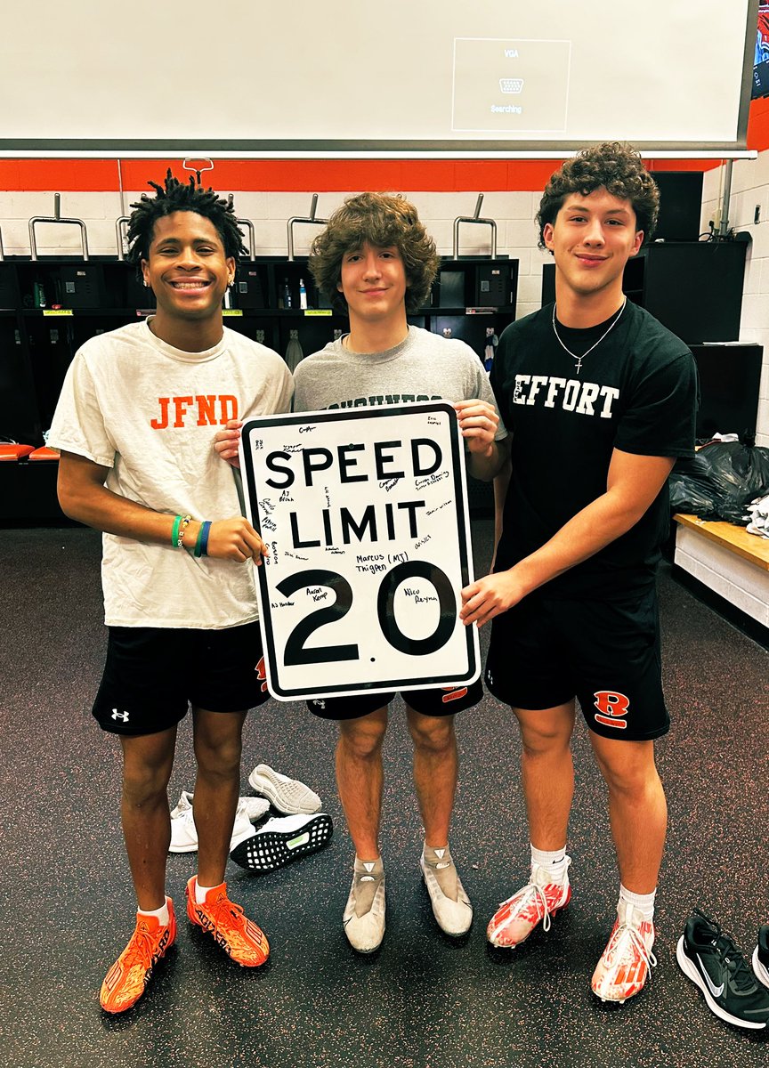 First 9th graders to join the 20mph club! #JFND l #RelentlessPursuit