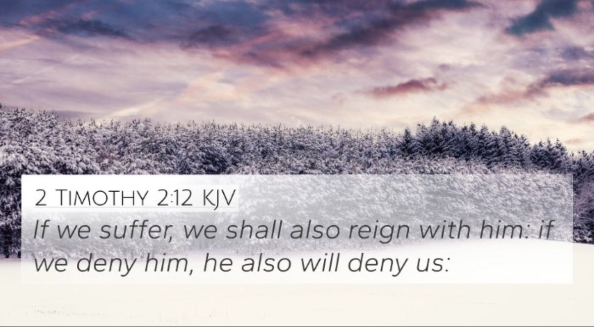 One_Of_His's tweet photo. It’s for the crown👑
2 Timothy 12-13 KJV
If we suffer, we shall also reign with him: if we deny him, he also will deny us:
If we believe not, yet he abideth faithful: he cannot deny himself.
#Christian #suffering
#TrialsOfFaith
#JesusIsLord
#Believe https://t.co/LaCLMutgjh