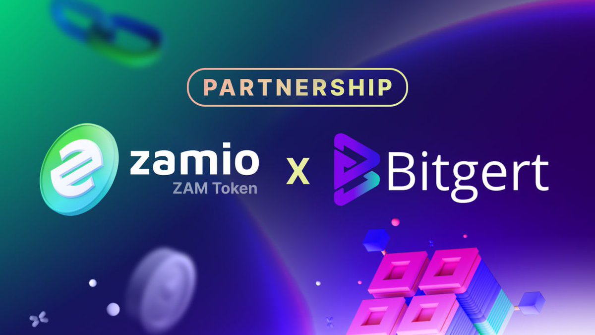 Zamio ($ZAM) Token (@zam_io) on Twitter photo 🔔 We are pleased to Announce our Partnership with <a href="/bitgertbrise/">Bitgert - $BRISE</a>, a scalable, zero-fee EVM blockchain with MC over $50m.
⚡️We invited the guys to integrate their network into our ZAMpad and dApps in order to launch projects from the Bitgert network with us.
#zamio #zam #ZAMpad 🔔 We are pleased to Announce our Partnership with <a href="/bitgertbrise/">Bitgert - $BRISE</a>, a scalable, zero-fee EVM blockchain with MC over $50m.
⚡️We invited the guys to integrate their network into our ZAMpad and dApps in order to launch projects from the Bitgert network with us.
#zamio #zam #ZAMpad