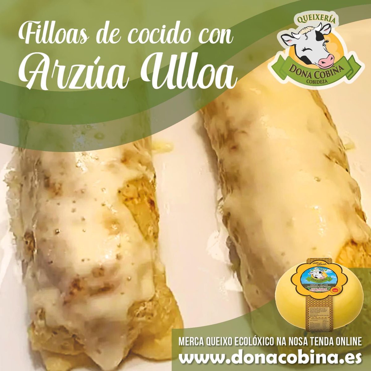 Deixámosvos unha receita de aproveitamento para o noso querido cocido galego, que sempre sobra! 
Unhas deliciosas filloas con queixo Arzúa Ulloa que están de rechupete!

Receita aquí: bit.ly/41ML6BP

✅ Merca o teu queixo ecolóxico: donacobina.es