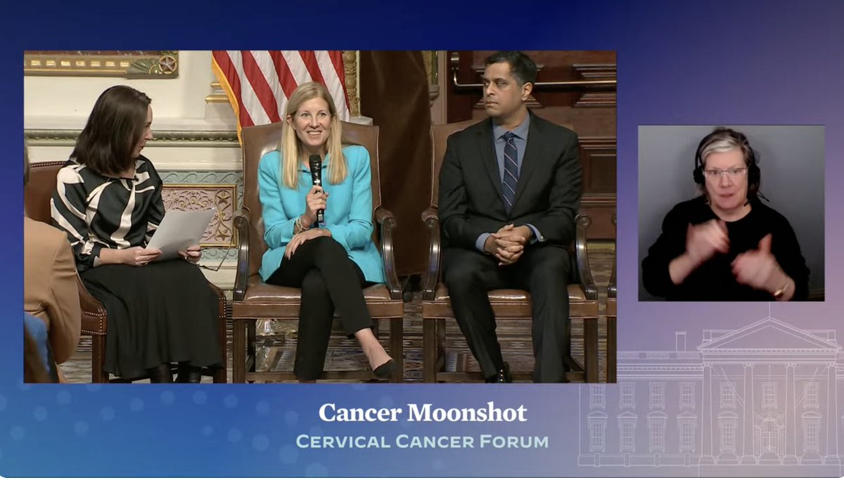 Proud of @kmschmeler for representing @MDAndersonNews at the #BidenCancerMoonshot forum hosted by the @WhiteHouse. Great strides are being made through our global collabs and here at home - but there's more to be done. Watch her at 1:25:30 - youtube.com/watch?v=G9rv95…. #EndCancer