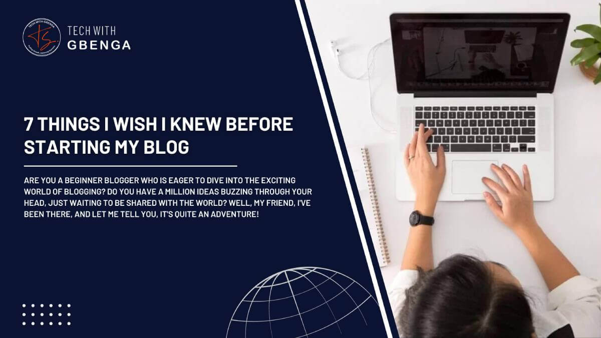 techwithgbenga's tweet image. Are you a beginner blogger who is eager to dive into the exciting world of blogging? Do you have a million ideas buzzing through your head, just wait...

#techwithgbenga #blogging #tips

Continue Reading: wp.me/pfavRD-Ar