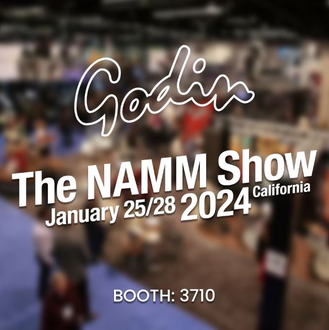 BIG ANNOUNCEMENT...Join us at Booth 3710 at 11am pacific for a special event. We have been keeping this a secret for too long.... Don't be late!!⁠ ⁠ #godinguitars #godin #canadianmade #namm #nammshow2024 #nammshow