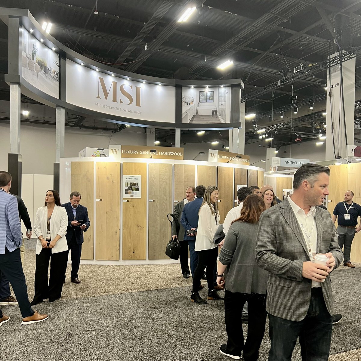 msisurfaces's tweet image. Day 2 at #TISE2024! MSI&apos;s booth is where the magic happens. Drop by booths 6033 &amp;amp; 6133 for the latest in flooring and surfaces. Let&apos;s connect! #MSISurfaces #DesignTrends