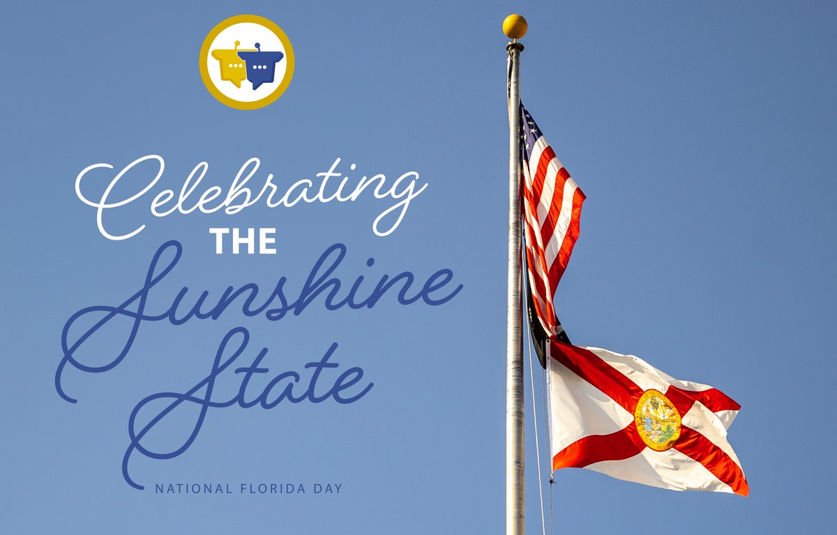 Happy #NationalFloridaDay! 🍊☀️

Here in the Sunshine State, civics and debate plays an important role in fostering critical thinking and empowering the minds of students who will become future Florida leaders! 📚 💬

#FloridaEducation
#CivicsandDebate