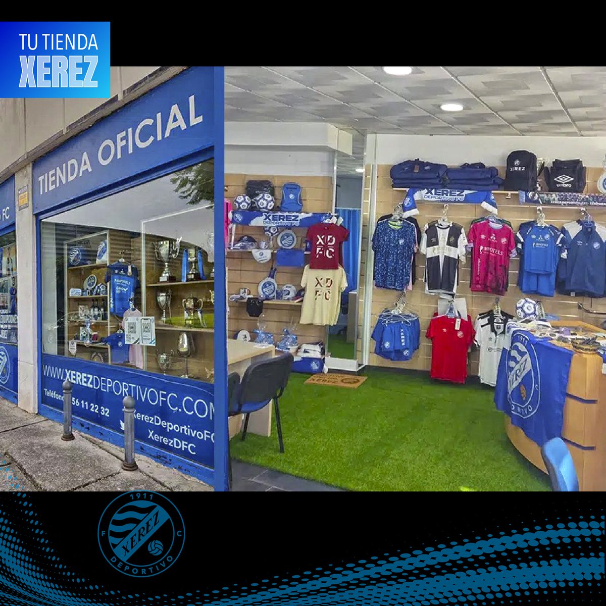 🔊 Horario <a href="/TiendaXDFC/">Tienda Xerez DFC</a> el fin de semana:

🔹 Sábado de 10:30 a 13:30 h.
🔹 Domingo abrimos en la previa desde las 15:00 horas hasta comienzo del partido.
🔹  Lunes por la mañana: cerrado por descanso

✅ Durante la previa del domingo se podrá dar de ALTA como SOCI@ COMPROMISARIO