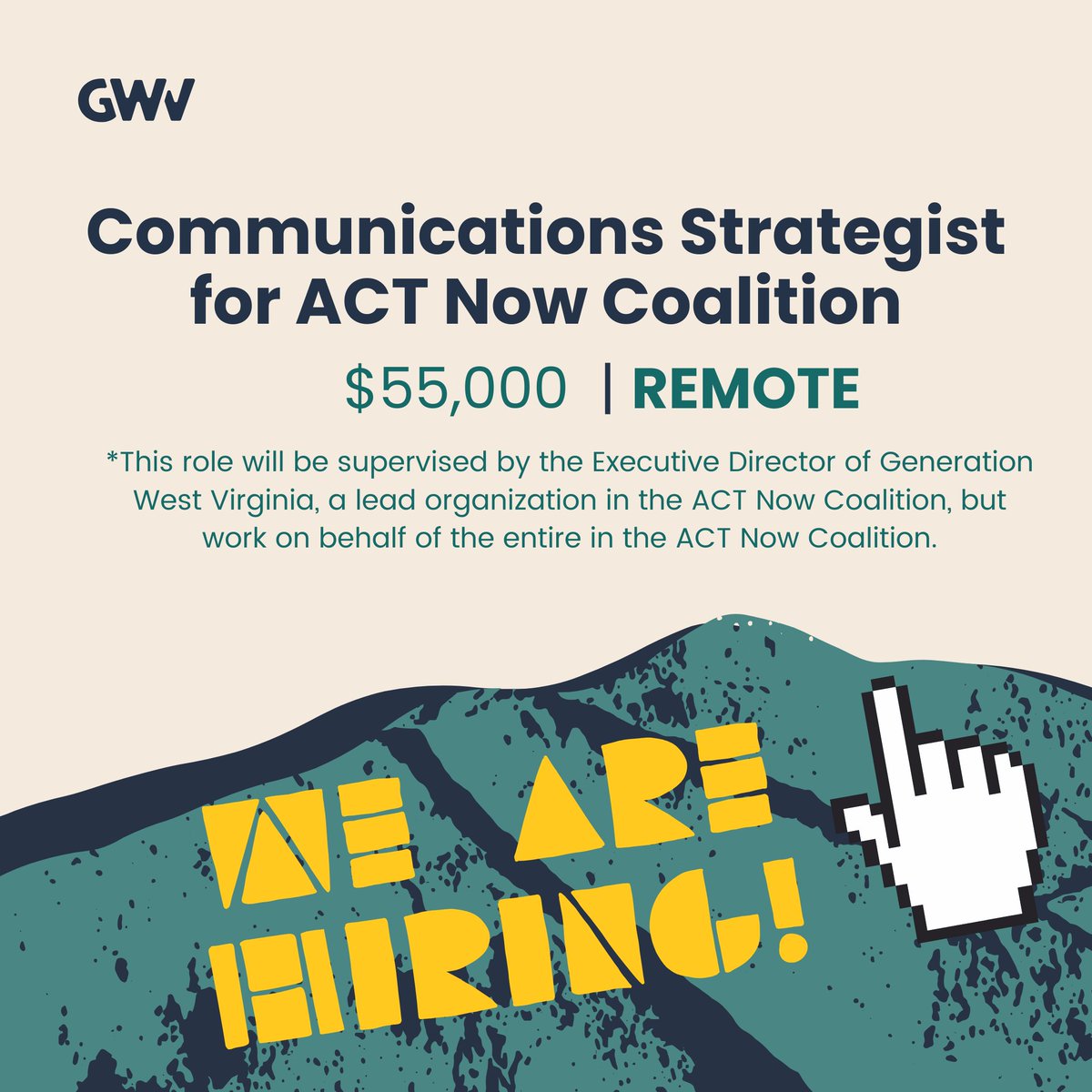 This is a temporary position through December 2024, with potential for extension based on budget availability.

To learn more of to apply, visit our website at: generationwv.org/job/communicat…