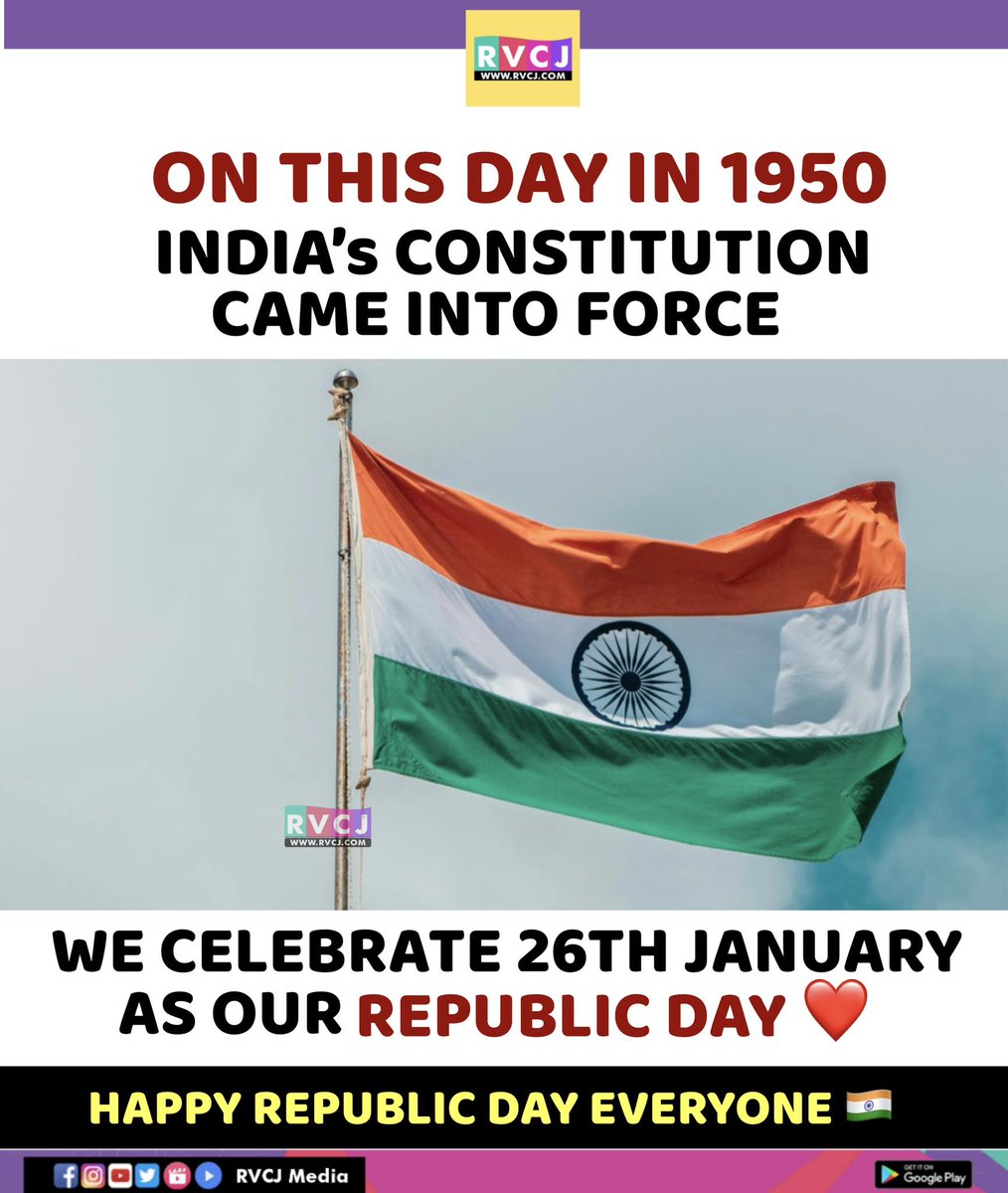 RVCJ_FB's tweet photo. Happy Republic Day!🇮🇳 https://t.co/66dngw8Vg1