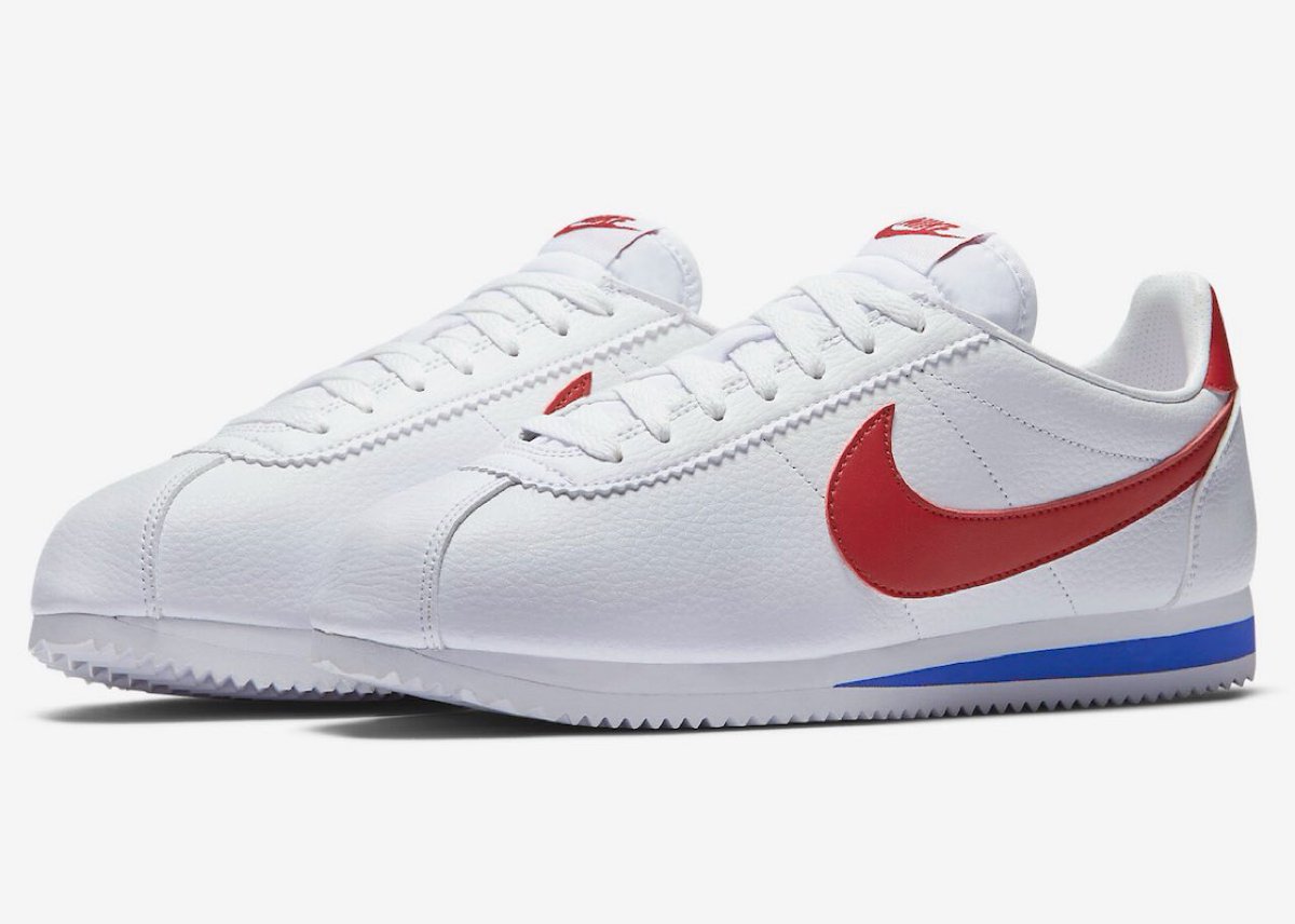 uptod4te's tweet photo. OGカラーを纏った Nike Cortez QS PRM “Forrest Gump”が5月1日に復刻発売予定 ［FZ1347-100］［ナイキ コルテッツ クイックストライク プレミアム フォレスト・ガンプ ホワイト ブルー レッド］
https://t.co/mxHDtz7jnX https://t.co/zfnExMPeWk
