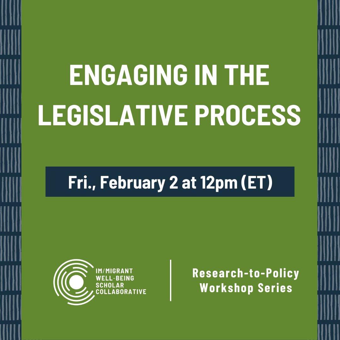 Our training #workshops are back! Join us on Friday, February 2nd to learn about making impactful contributions to the legislative process. Register here: iwbcollab.org/trainings