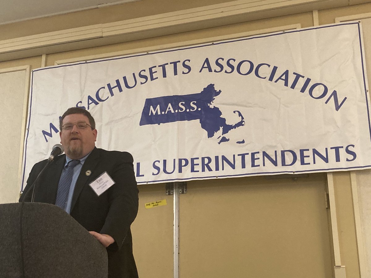 ⁦@SuptPiwowar⁩ sharing wisdom at the ⁦@massupt⁩ ⁦@MassEducation⁩