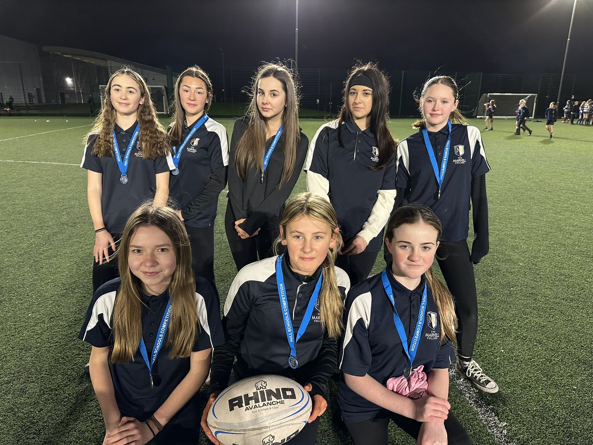 🏆1ST PLACE🏆
Our Y8 girls absolutely smashed their <a href="/HullActiveSch/">Hull Active Schools CIC</a> tag rugby tournament last night winning all their games🏉 some excellent rugby, teamwork and resilience girls👏🏼