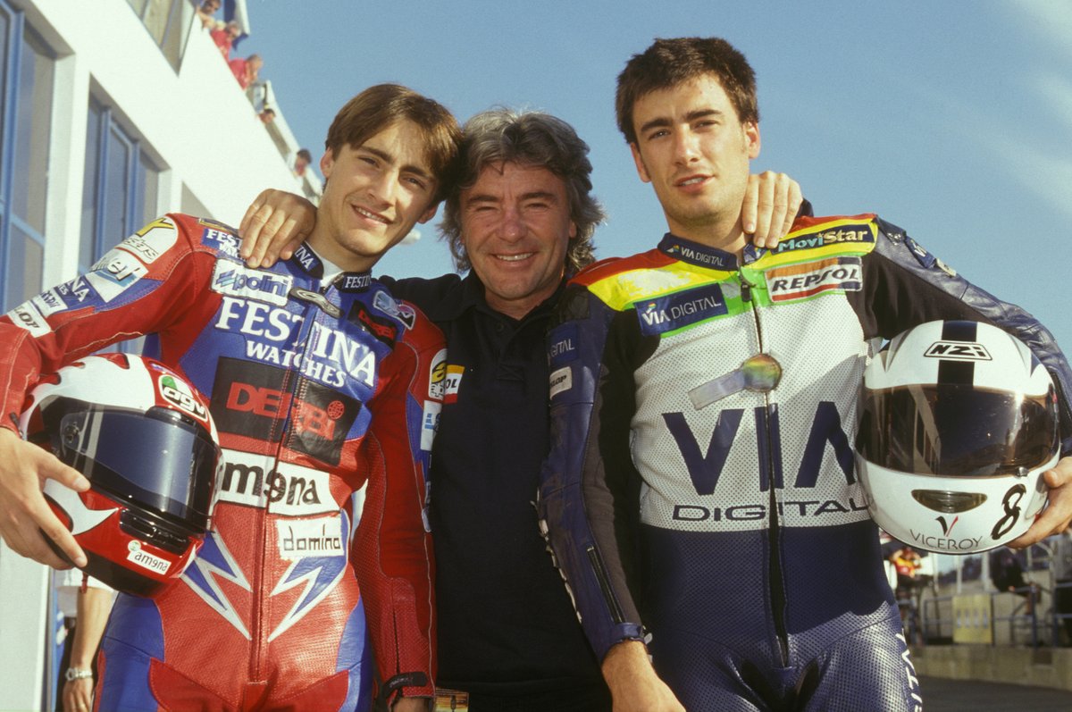 ¡Feliz cumpleaños maestro! 🎂🥂 Nuestro más laureado y grande entre los grandes hoy cumpliría 77 años. El pionero español 12+1 abrió un camino inestimable para todos los pilotos y amantes del motociclismo español. #gracias #motociclismo #campeones #leyenda