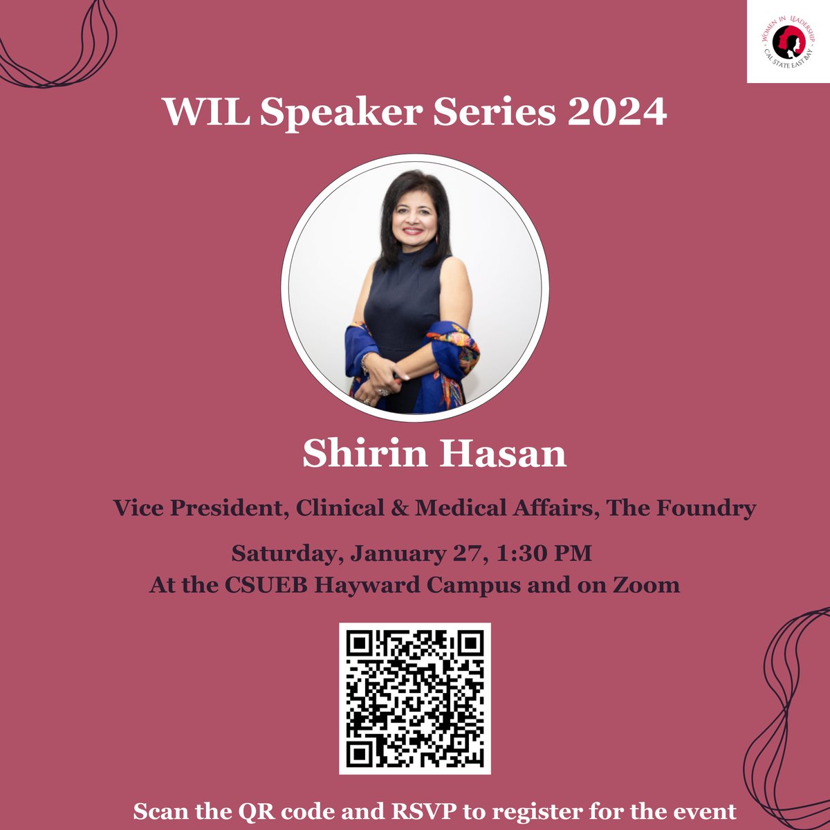 WILCSUEB's tweet photo. The Women in Leadership Program invites you to attend this year's series of speaker events where executives share leadership insights, mentor aspiring leaders, address gender equity.

Register now: https://t.co/8wLSlH2PUg 

#Leadership #Business #GenderEquity https://t.co/Ls5ggmY72V