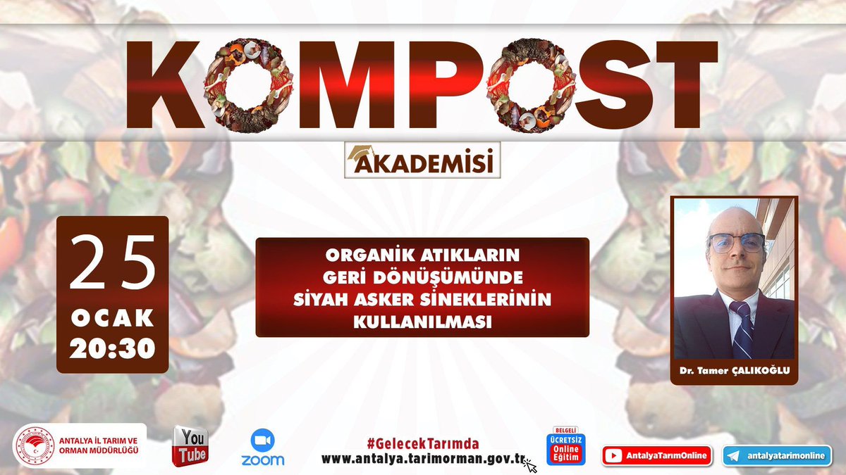 IlknurBasaydin's tweet photo. @antalyailtarim @FratErkal @ibrahimyumakli #KompostAkademisi 
#GelecekTarımda https://t.co/sWZlWWByh7