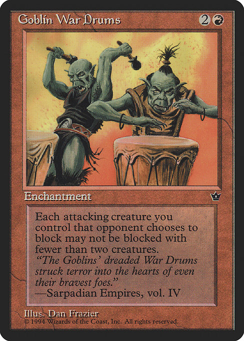 BNegatron's tweet photo. Have you ever thought of this card? Baby Goblin footage, thanks to @HobbesQ
#MagicTheGathering #MTG #DailyCard #GoblinWarDrums #ParentingDoneRight #FallenEmpires #MTGFEM https://t.co/lIBoI0ELs6
