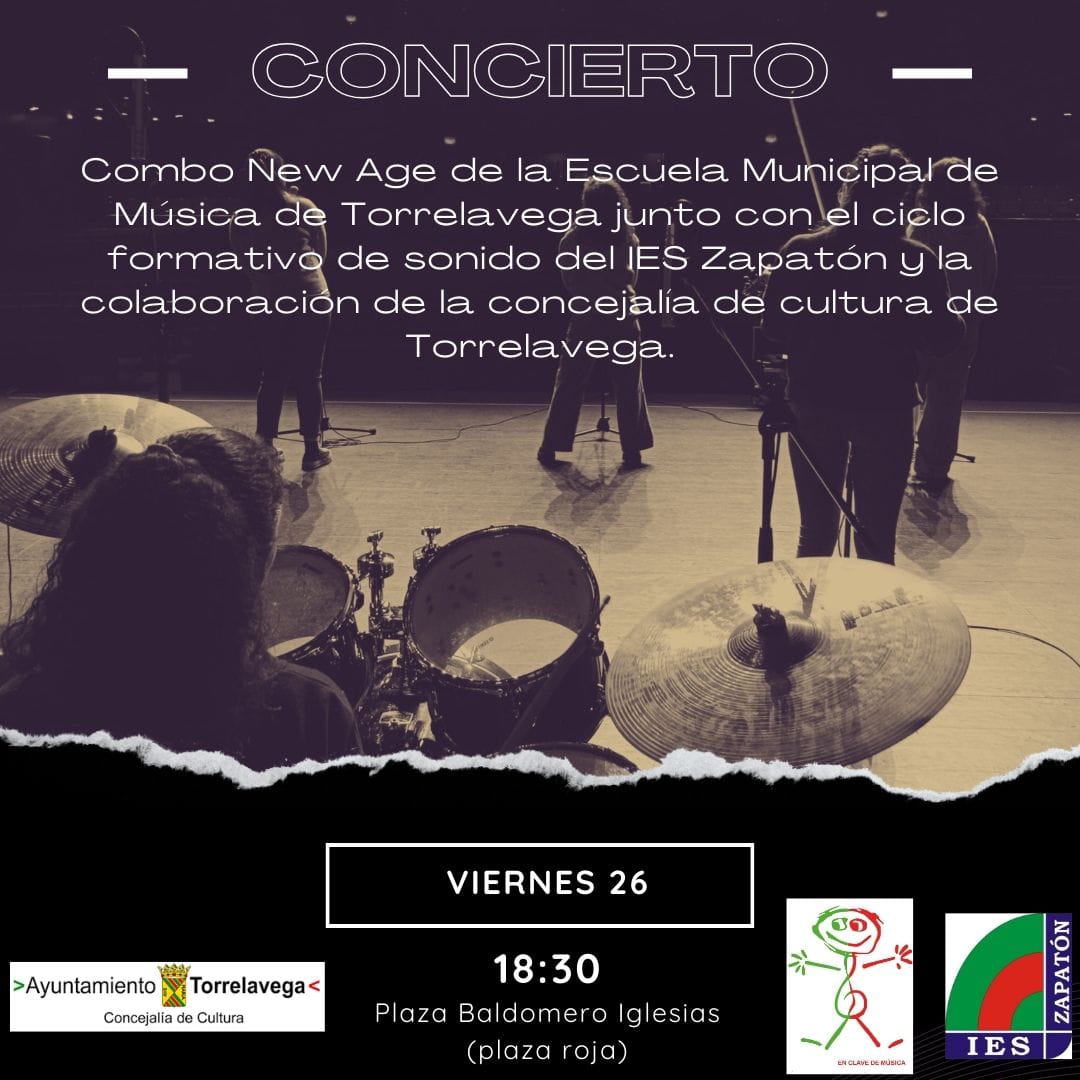 pedrobustaca's tweet photo. Mañana sí que parece que nos acompañará la climatología y podremos hacer el concierto con la Escuela de Música de Torrelavega. Todos invitados a las 18:30 en la Plaza Roja https://t.co/HVx0STVzv3