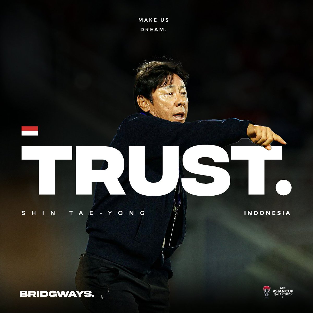 Bridgways's tweet photo. Hats off, Shin Tae-yong. 🙌 https://t.co/vyJMIjs9GE