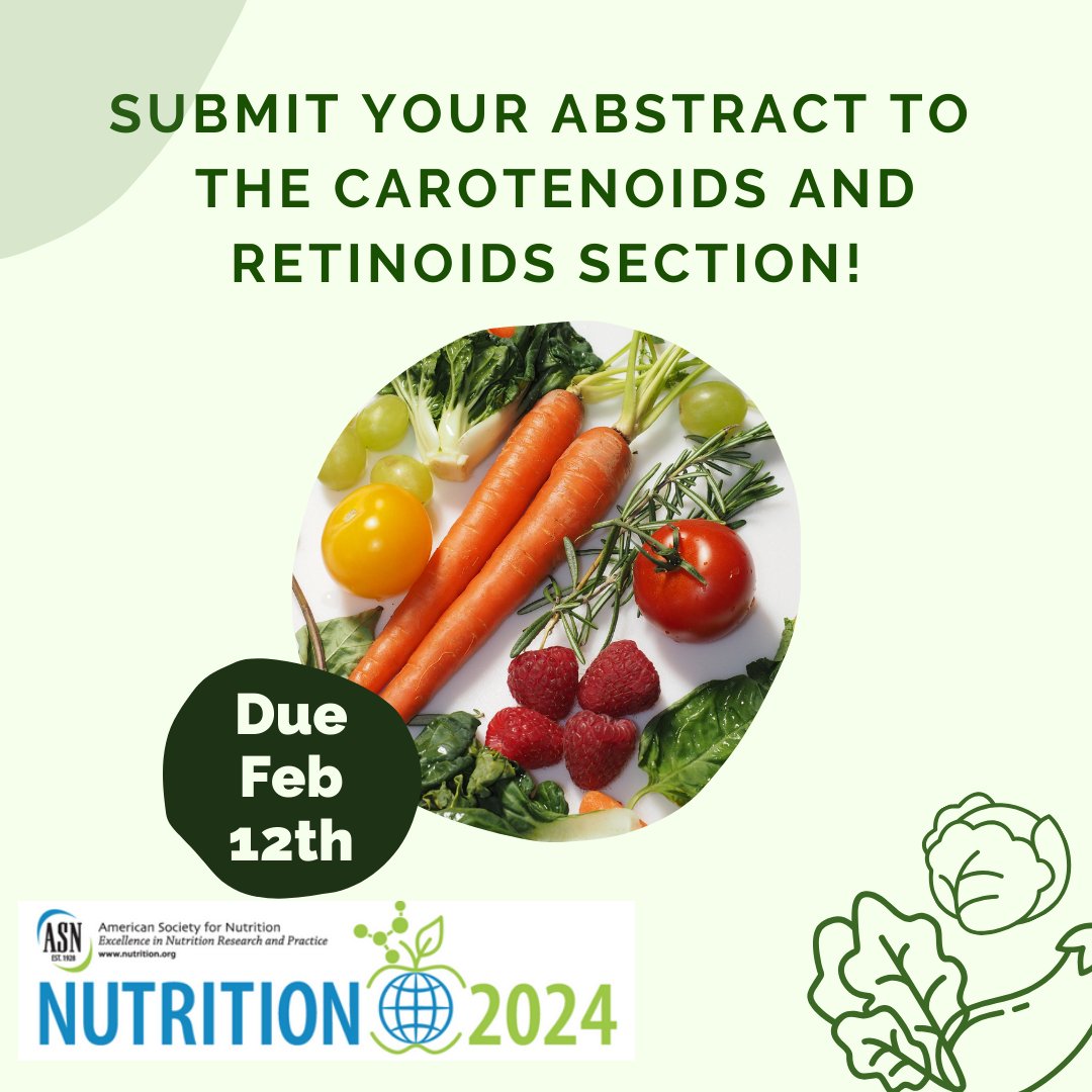 Submitting our lab's latest carotenoid and nutrition research abstracts to the Carotenoids and Retinoids Section of the American Society of Nutrition's Nutrition2024 Conference! @nutritionorg #carotenoids #Nutrition2024 @CooperstoneLab @KopecLab