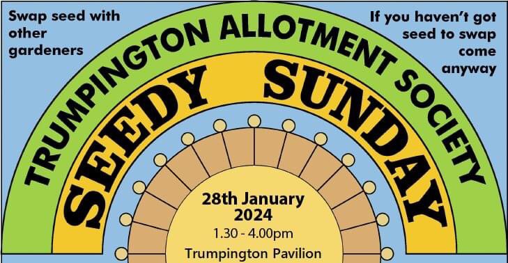 xof_evad's tweet photo. #seedswap event 28th January in #Trumpington #Cambridge. Seeds, plants, cake, stalls, gardeners, and more seeds.  £2 adults, children free. All the details at https://t.co/9SpLsZyxNY 
#gyo #growyourown #seedysunday #allotments #seeds #seedlings #seedyevents #sharingseeds https://t.co/aNMJHVHKJX