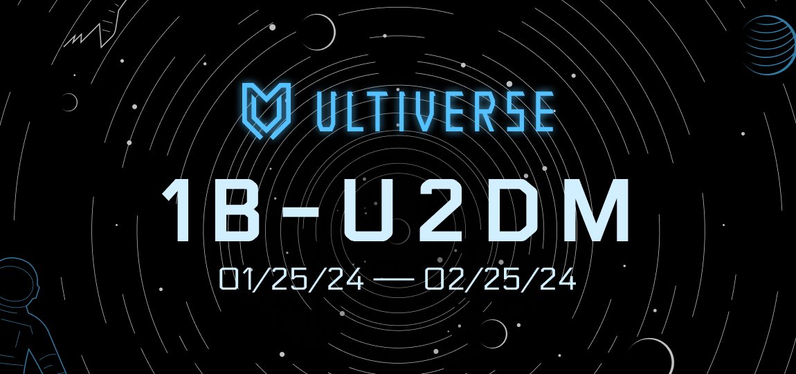 1/3 🧵 🚀 @UltiverseDAO is excited to launch the '1B-U2DM' campaign, unveiling the details of the SOUL incentive program! Ready? Check out the information on how to participate below! 🌟 🔗 ultiversedao.medium.com/embark-on-an-e… #BodhiProtocol #UltiPilot