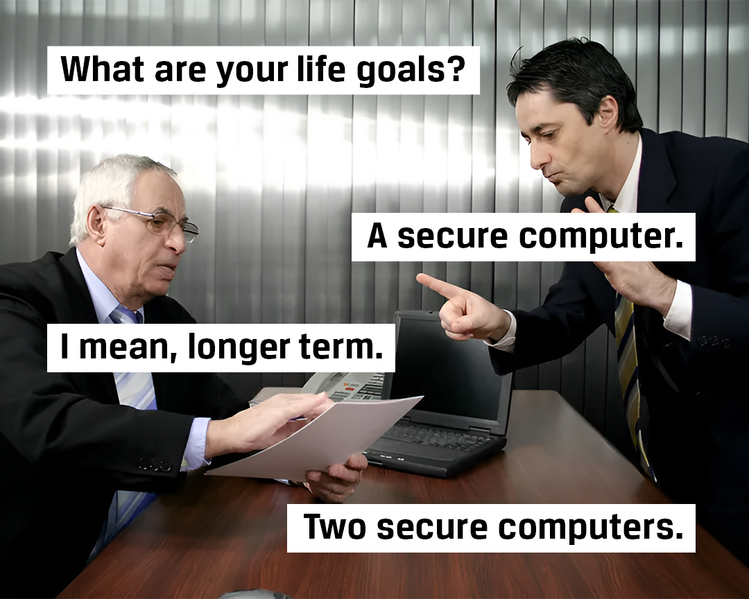 KingstonTechBiz's tweet image. This guy gets it! 🙌 January is the perfect time to set some goals focused on hard work and #HardwareEncryption.