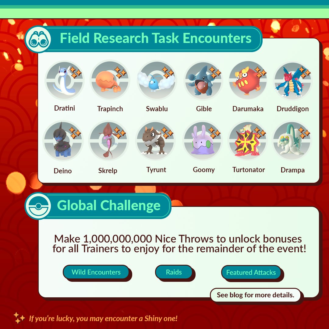 Pokémon GO on X: “Happy Lunar New Year! Celebrate the Year of the